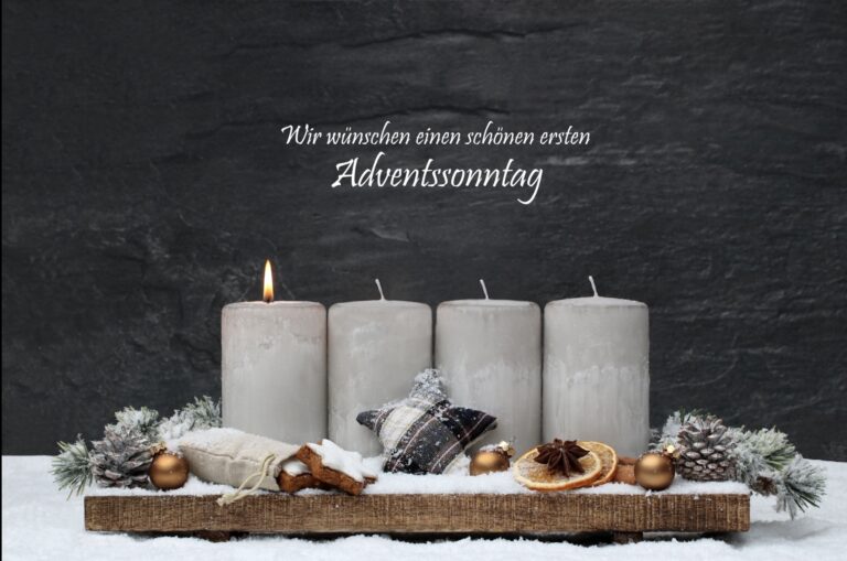 Eine geruhsame und gesunde  Adventszeit